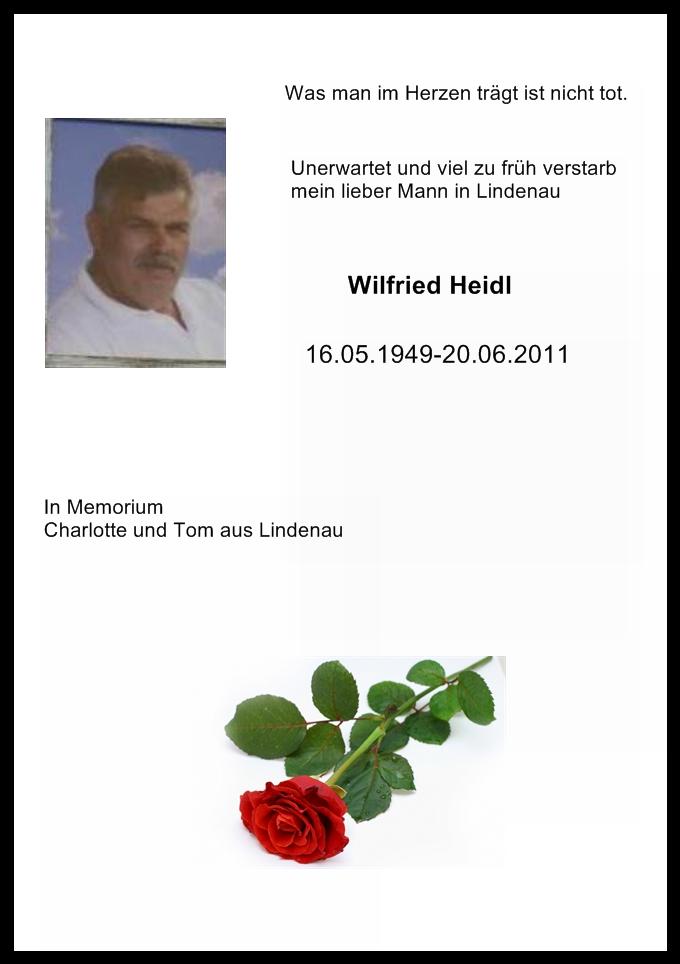 Wilfried Heidl Gedenktafel 