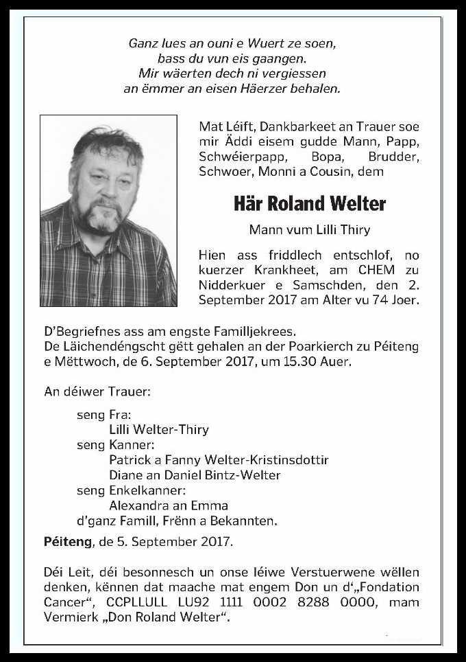 Här Roland Welter 