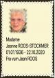 Madame Jeanne ROOS - STOCKMER 