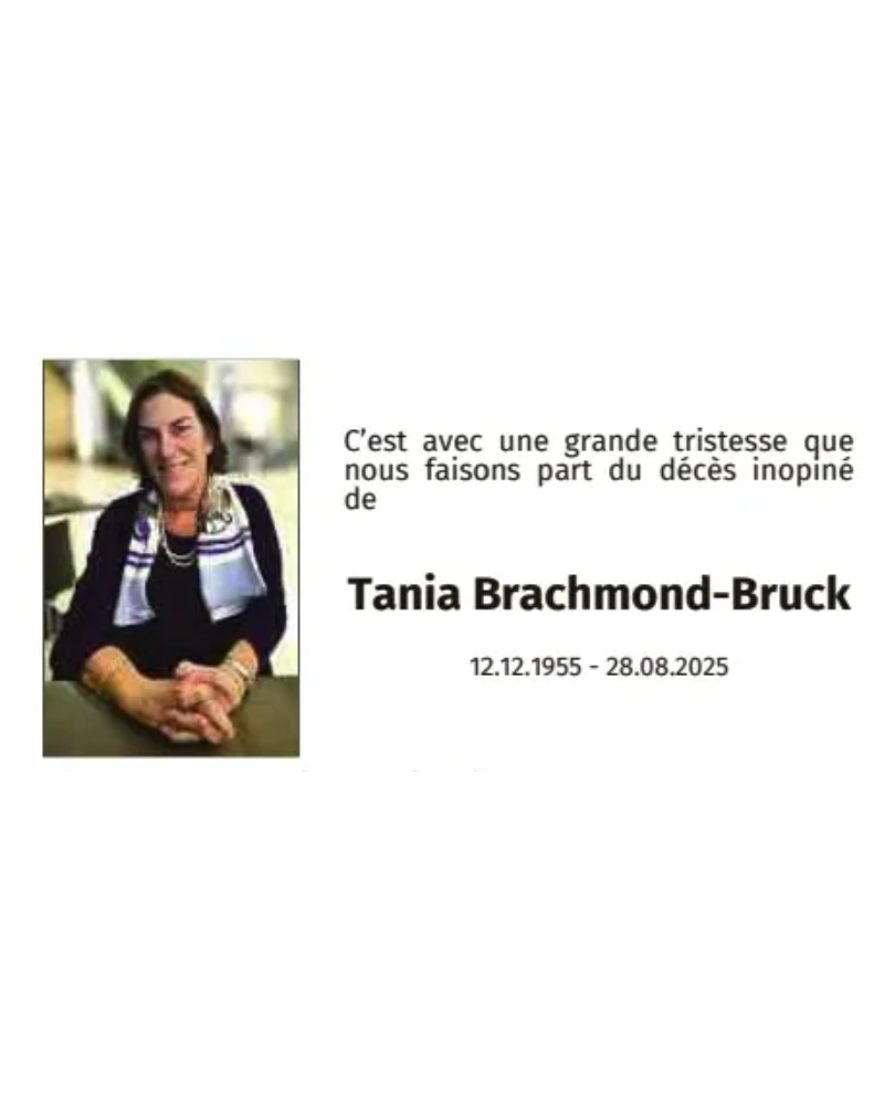Traueranzeige für Tania Brachmond-Bruck