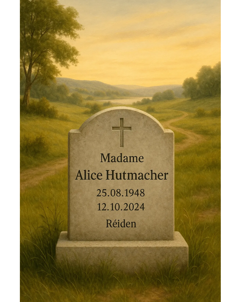 Traueranzeige für Alice Hutmacher