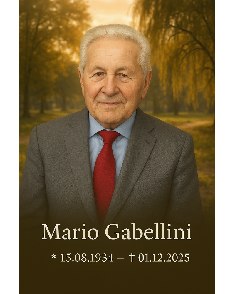 Traueranzeige für Mario Gabellini