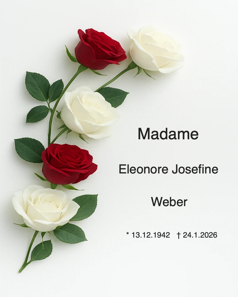 Traueranzeige für Eleonore Josefine Weber