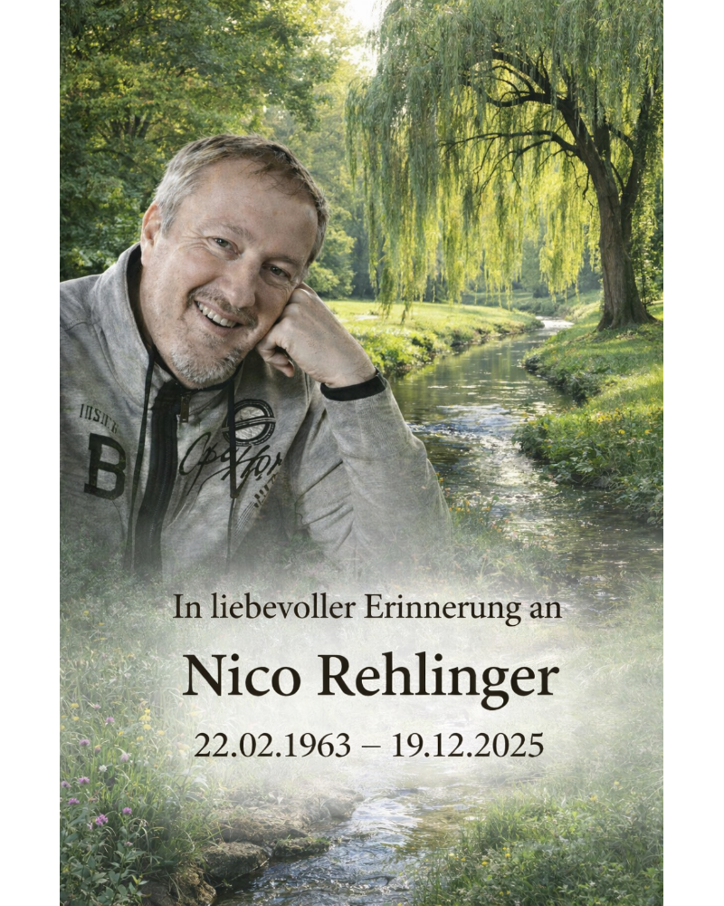 Traueranzeige für Nico Rehlinger