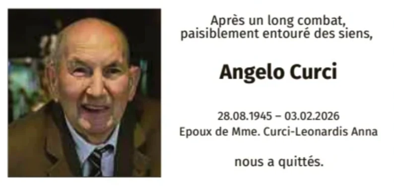 Traueranzeige für Angelo Curci