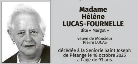 Traueranzeige für Hélène Lucas-Fournelle