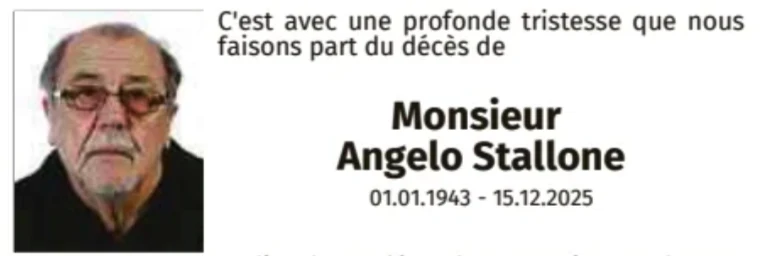 Traueranzeige für Angelo Stallone