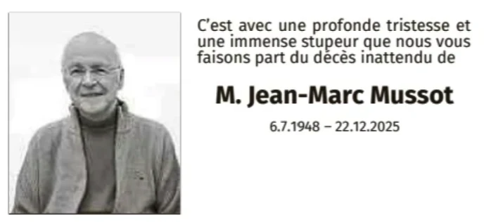 Traueranzeige für Jean-Marc Mussot