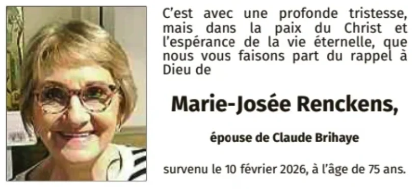 Traueranzeige für Marie-Josée Renchens