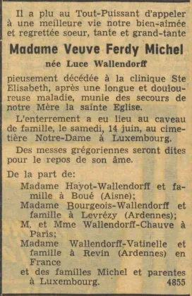 Archivbild zu Luce Wallendorf