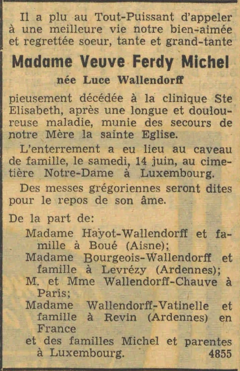 Archivbild zu Luce Wallendorf