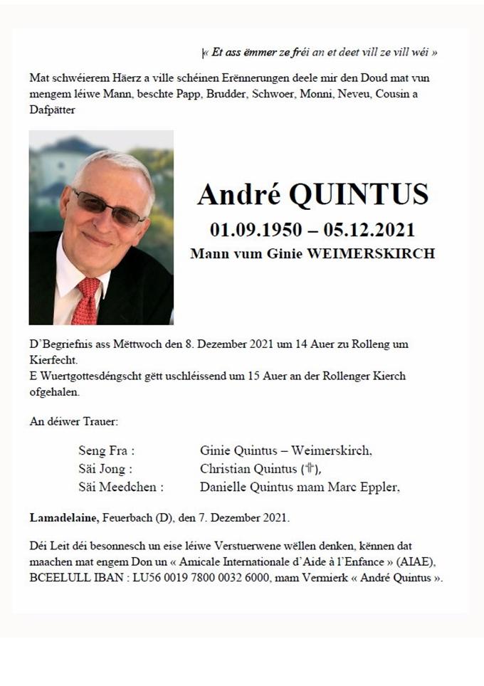 André QUINTUS 